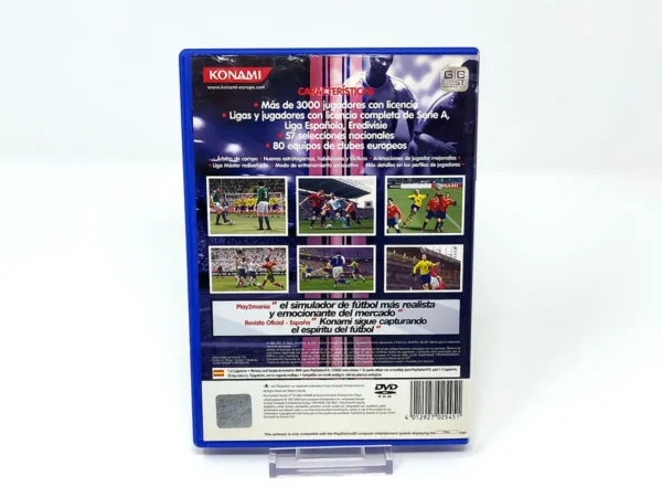 Parte trasera de Pro Evolution Soccer 4 (ESP) (Rebajado) para PlayStation 2, edición PAL España