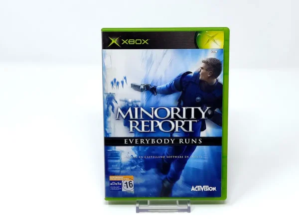 Portada de Minority Report: Everybody Runs (ESP) para XBOX, edición PAL España, de segunda mano