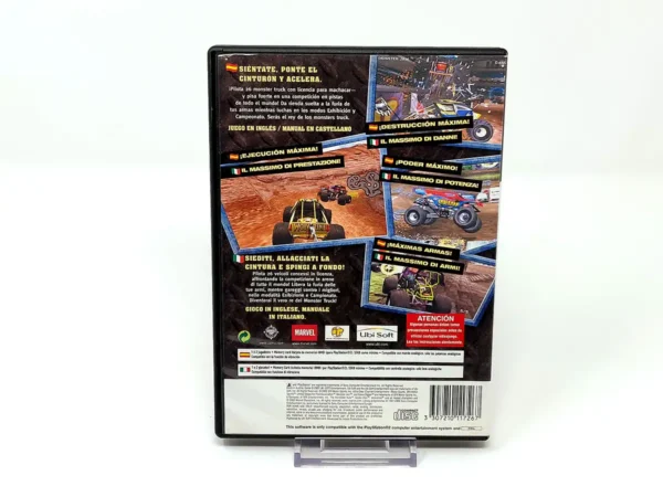 Parte trasera de Monster Jam: Maximum Destruction (ESP) (Rebajado) para PlayStation 2, edición PAL España