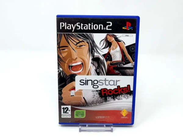 Portada de SingStar Rocks! (ESP) (v1) (Rebajado) para PlayStation 2, edición PAL España, de segunda mano