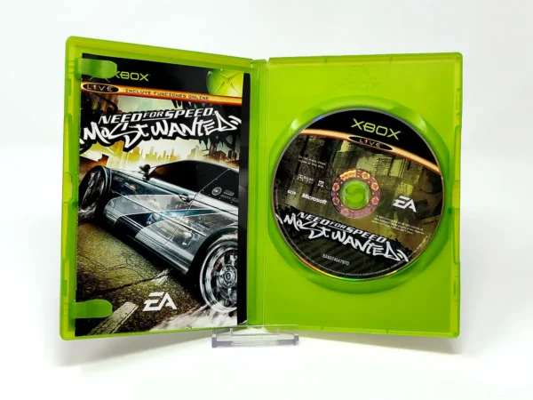 Interior del juego Need for Speed: Most Wanted (ESP) para XBOX con disco y manual