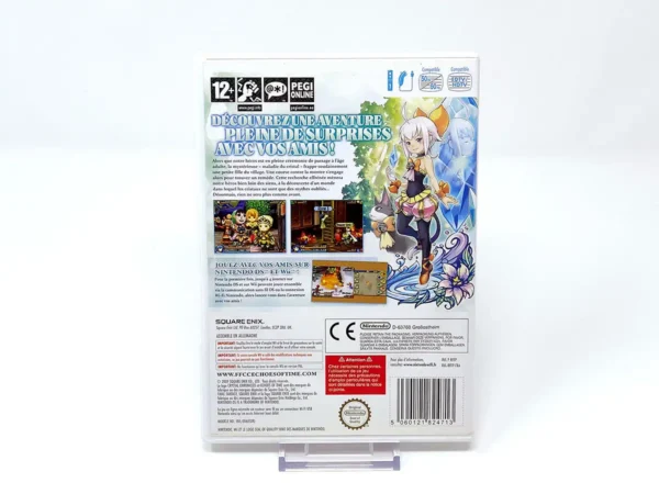 Parte trasera de Final Fantasy Crystal Chronicles: Echoes of time (FRA) para Nintendo Wii, edición PAL Francia