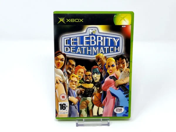 Portada de MTV Celebrity Deathmatch (ESP) para XBOX, edición PAL España, de segunda mano