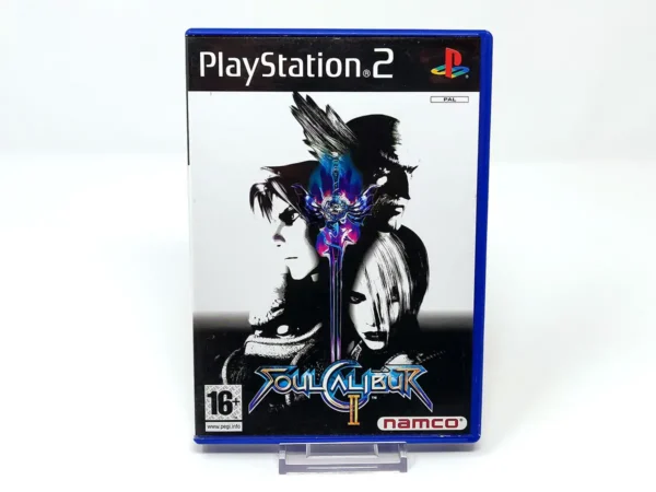 Portada de Soulcalibur II (UK) para PlayStation 2, edición PAL UK, de segunda mano