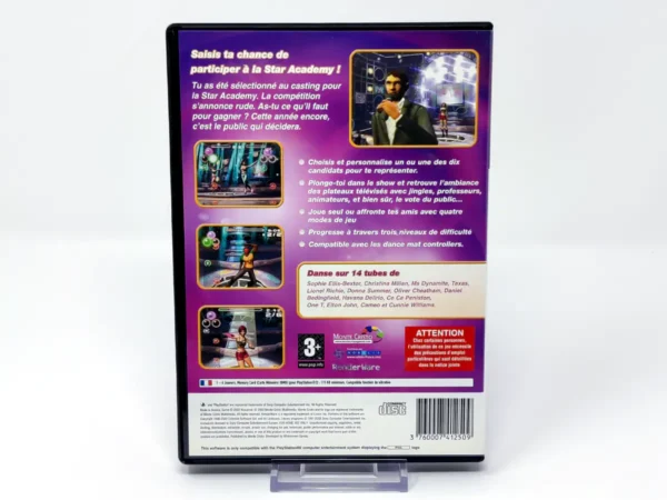 Parte trasera de Star Academy (FRA) (Rebajado) para PlayStation 2, edición PAL Francia