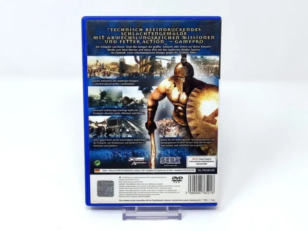 Parte trasera de Spartan: Total Warrior (ALE) (Rebajado) para PlayStation 2, edición PAL Alemania
