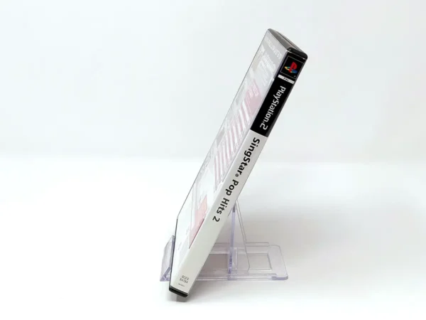 Lateral de la caja de SingStar Pop Hits 2 (FRA) (Rebajado) para PlayStation 2
