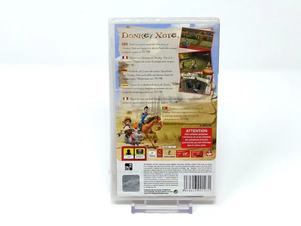 Parte trasera de Donkey Xote (ESP) (Precintado) para PSP, edición PAL España