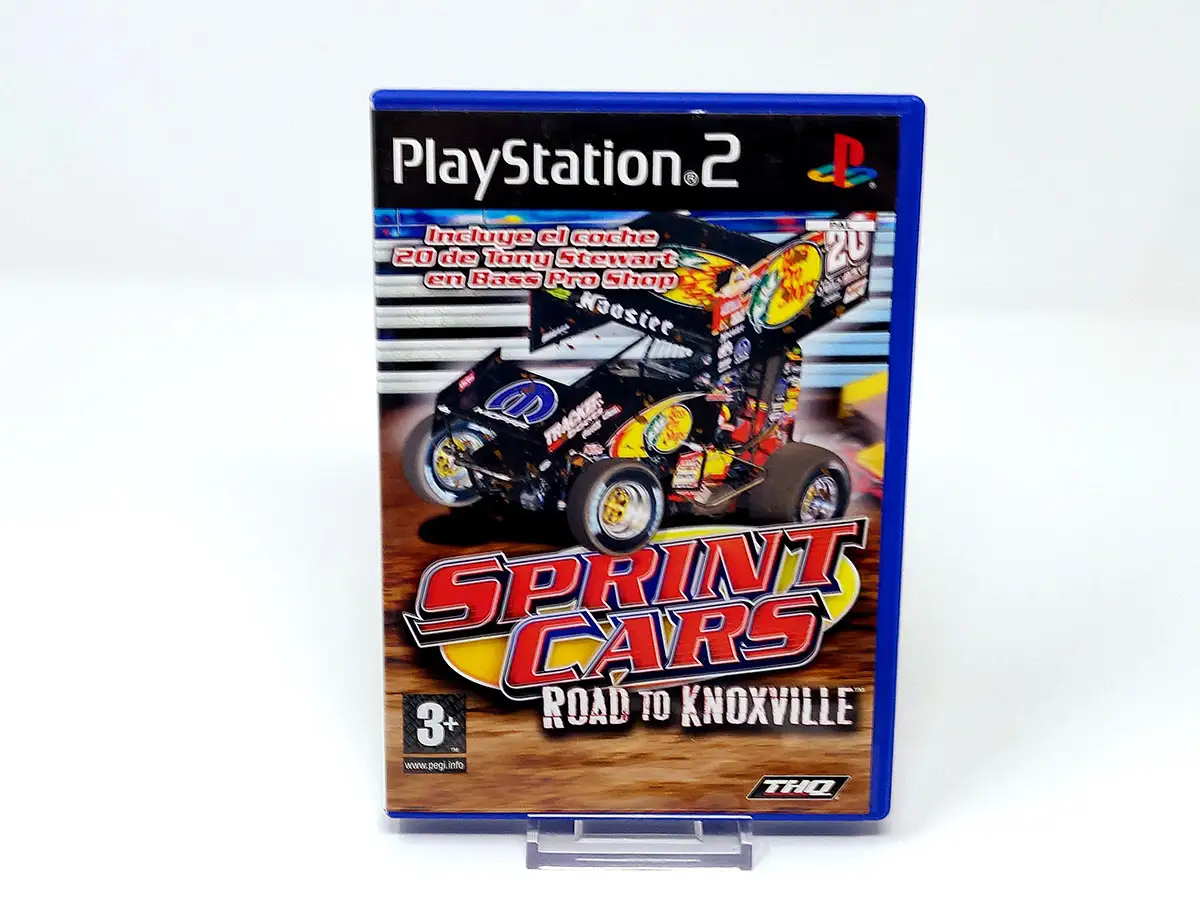 Portada de Sprint Cars: Road to Knoxville (ESP) para PlayStation 2, edición PAL España, de segunda mano