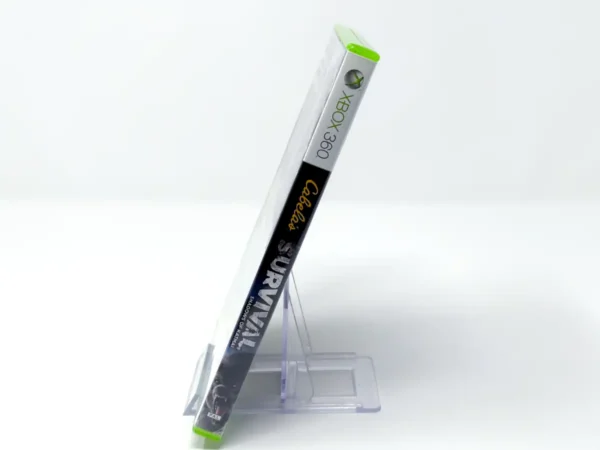 Lateral de la caja de Cabela's Survival: Shadows of Katmai (ESP) para XBOX 360