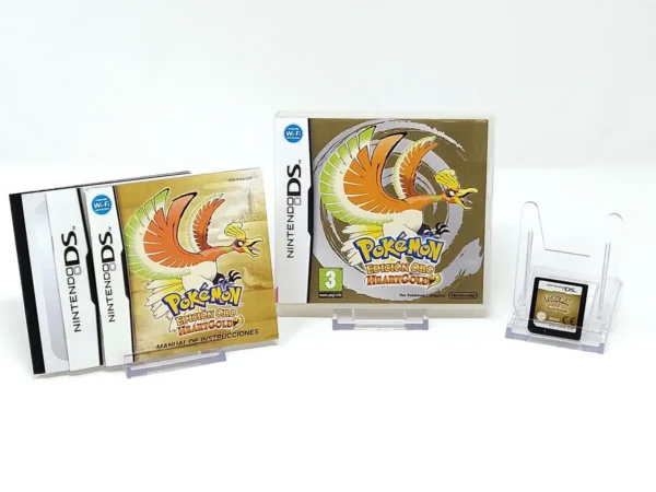 Lateral de la caja de Pokémon: Edición Oro HeartGold (ESP) para Nintendo DS
