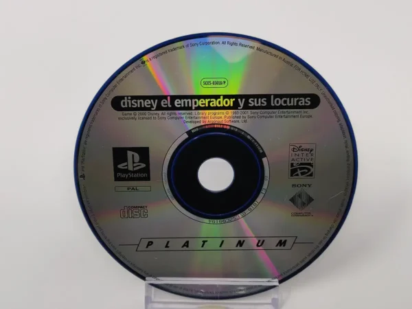 Disney El Emperador y sus Locuras (ESP) (Disco) (Platinum) para PlayStation 1, de segunda mano