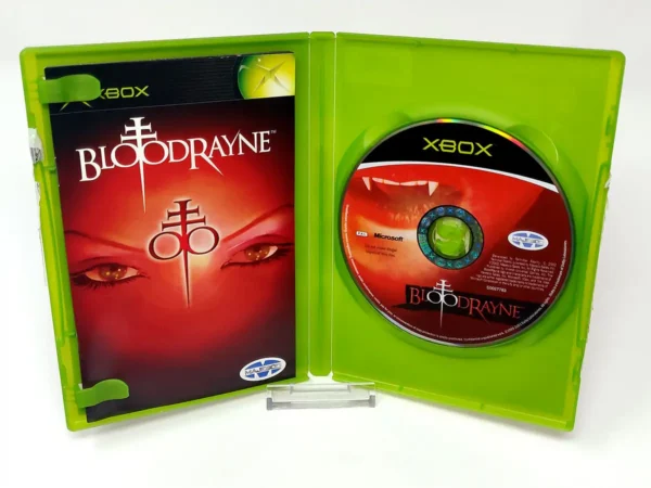 Interior del juego BloodRayne (ESP) para XBOX con disco y manual