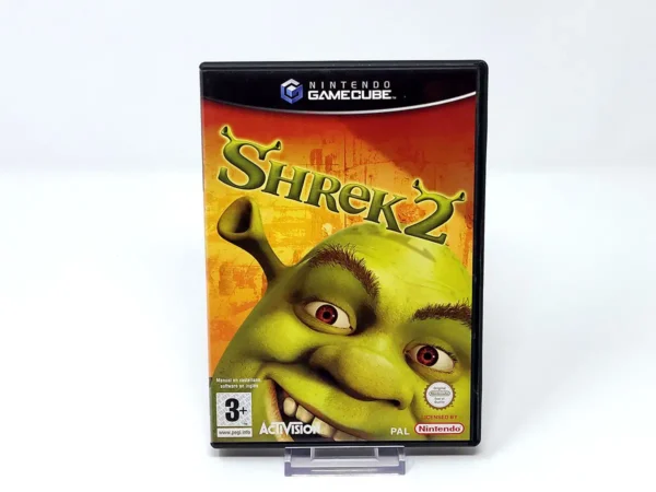 Portada de Shrek 2 (ESP) para Nintendo GameCube, edición PAL España, de segunda mano