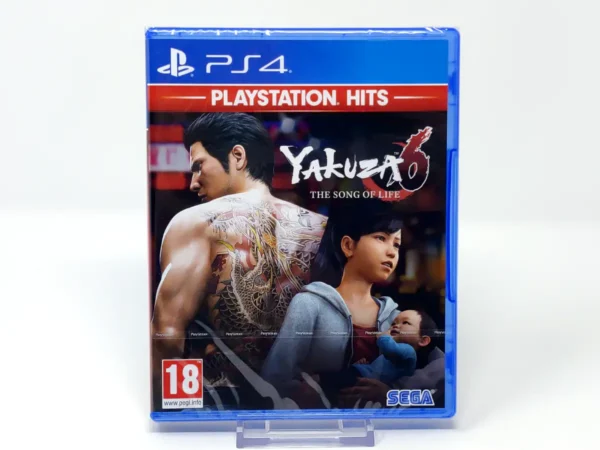 Portada de Yakuza 6: The Song of Life (UK) (PS Hits) (Precintado) para PlayStation 4, edición PAL UK, nuevo