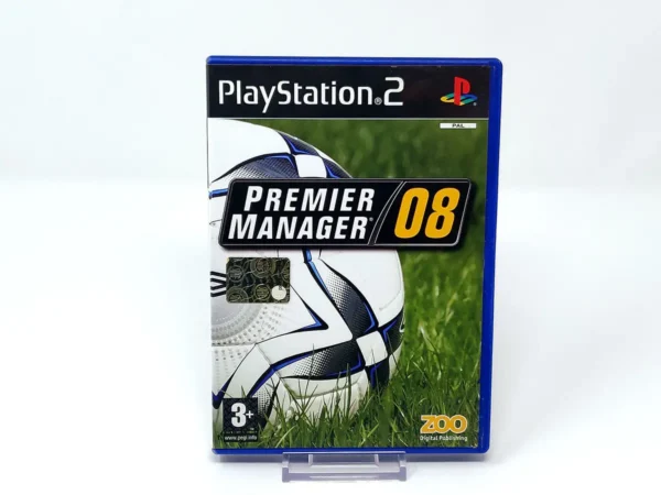 Portada de Premier Manager 08 (ESP) (Rebajado) para PlayStation 2, edición PAL España, de segunda mano