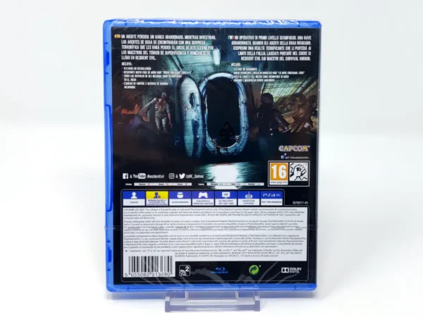 Parte trasera de Resident Evil: Revelations HD (ESP) (Precintado) para PlayStation 4, edición PAL España