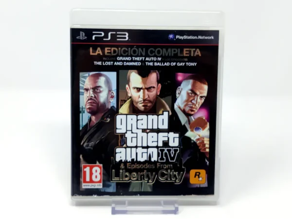 Portada de Grand Theft Auto IV & Episodes from Liberty City (ESP) para PlayStation 3, edición PAL España, de segunda mano