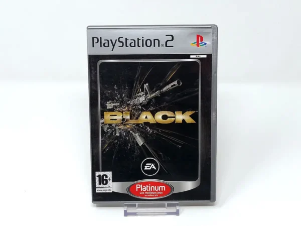 Portada de Black (FRA) (Platinum) (Rebajado) para PlayStation 2, edición PAL Francia, de segunda mano