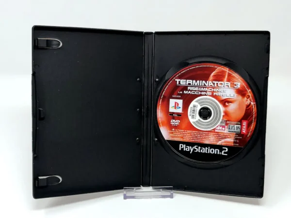 Interior del juego Terminator 3: Rise of the Machines (ESP) (Rebajado) para PlayStation 2 con disco y manual