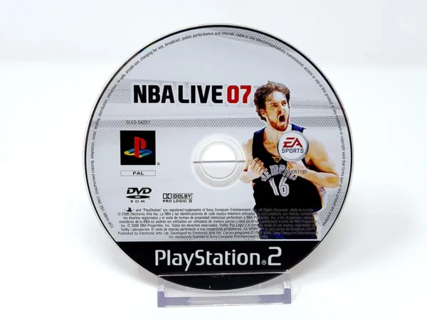 NBA Live 07 (ESP) (Disco) para PlayStation 2, edición PAL España, de segunda mano