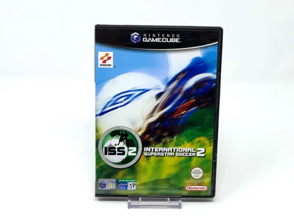 Portada de International Superstar Soccer 2 (ESP) para Nintendo GameCube, edición PAL España, de segunda mano