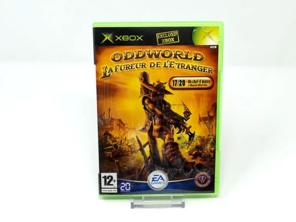 Portada de Oddworld: La Fureur de l'Etranger (FRA) para XBOX, edición PAL Francia, de segunda mano