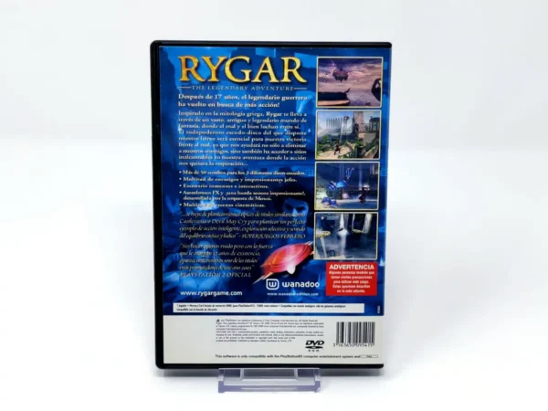 Parte trasera de Rygar: The Legendary Adventure (ESP) (Rebajado) para PlayStation 2, edición PAL España