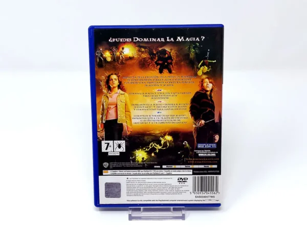 Parte trasera de Harry Potter y el Cáliz de Fuego (ESP) para PlayStation 2, edición PAL España