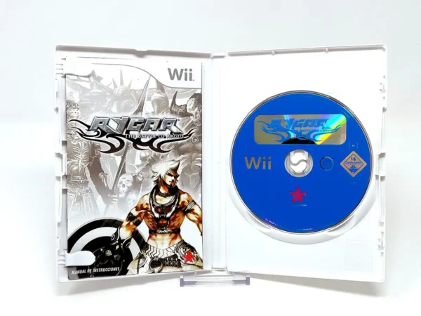 Parte trasera de Rygar: The Battle of Argus (ESP) para Nintendo Wii, edición PAL España