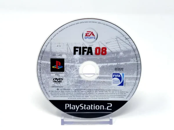 FIFA 08 (UK) (Disco) para PlayStation 2, edición PAL UK, de segunda mano