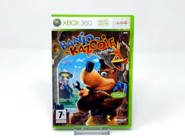 Portada de Banjo-Kazooie: Baches y Cachivaches (ESP) para XBOX 360, edición PAL España, de segunda mano