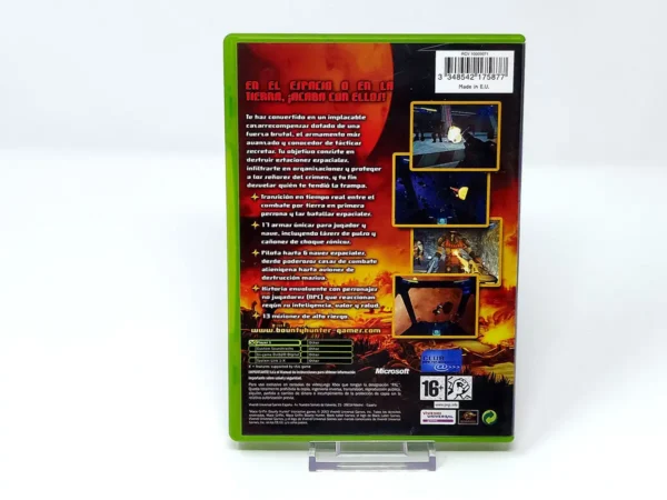 Parte trasera de Mace Griffin: Bounty Hunter [ESP] para XBOX, edición PAL España
