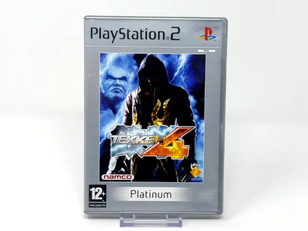 Portada de Tekken 4 (ESP) (Platinum) para PlayStation 2, edición PAL España, de segunda mano