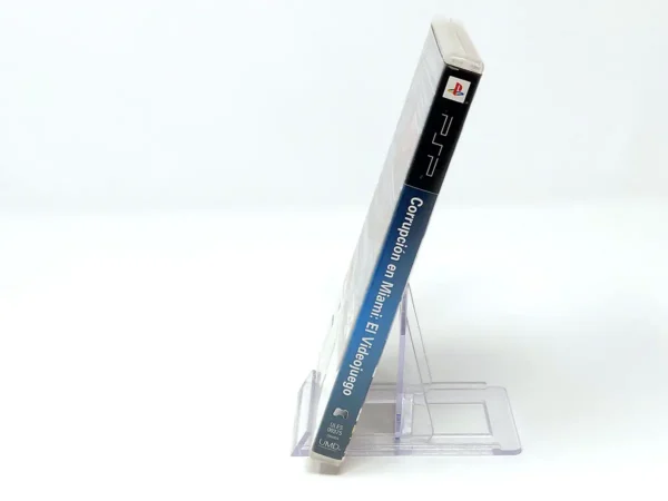 Lateral de la caja de Corrupción en Miami: El Videojuego (ESP) para PSP