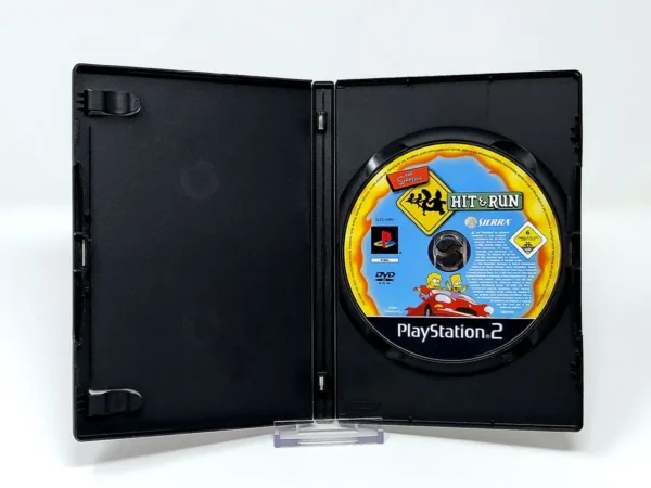 Interior del juego The Simpsons: Hit & Run (ESP) (Platinum) (Rebajado) para PlayStation 2 con disco y manual
