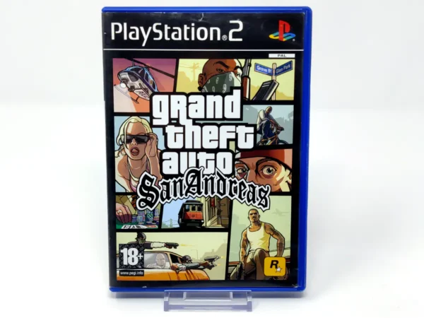 Portada de Grand Theft Auto: San Andreas (ESP) (Rebajado) para PlayStation 2, edición PAL España, de segunda mano
