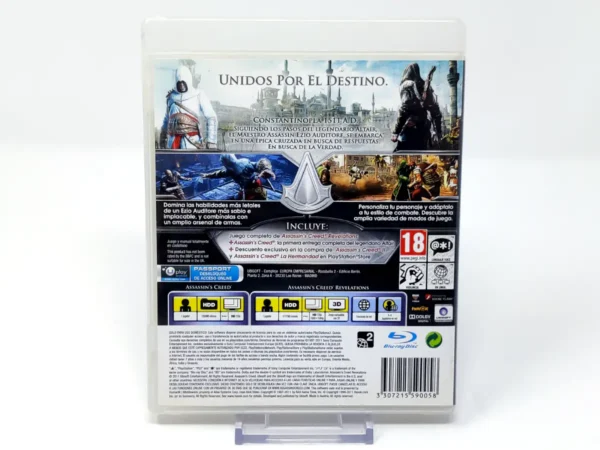 Parte trasera de Assassin's Creed: Revelations (ESP) (Rebajado) para PlayStation 3, edición PAL España