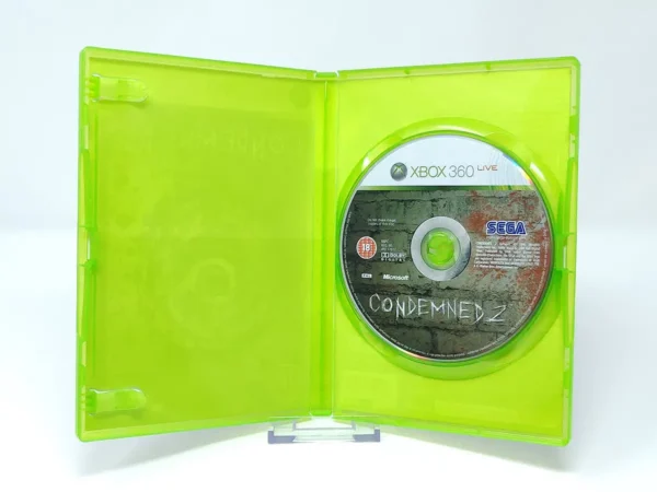 Interior del juego Condemned 2 (UK) (rebajado) para XBOX 360 con disco y manual