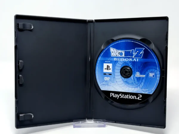 Interior del juego Dragon Ball Z: Budokai (ESP) (Rebajado) para PlayStation 2 con disco y manual