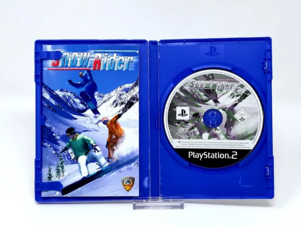 Interior del juego Snow Rider (EUR) para PlayStation 2 con disco y manual