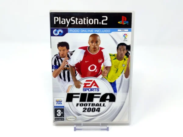 Portada de FIFA Football 2004 (ESP) (Rebajado) para PlayStation 2, edición PAL España, de segunda mano