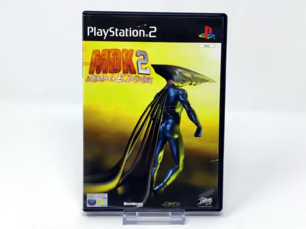 Portada de MDK2: Armageddon (ESP) para PlayStation 2, edición PAL España, de segunda mano