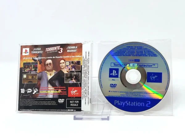 Parte trasera de Torrente 3: El Protector (ESP) (Promo) para PlayStation 2