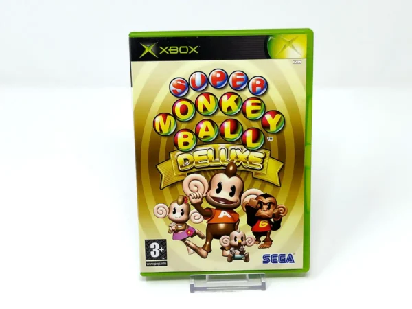 Portada de Super Monkey Ball Deluxe (ESP) para XBOX, edición PAL España, de segunda mano