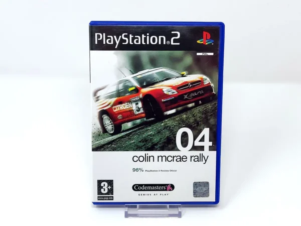 Portada de Colin McRae Rally 04 (ESP) para PlayStation 2, edición PAL España, de segunda mano