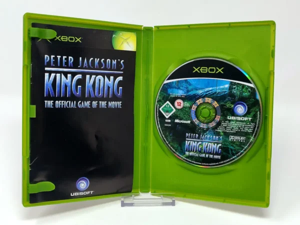 Interior del juego Peter Jackson's King Kong (ESP) para XBOX con disco y manual