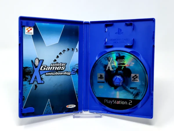 Interior del juego ESPN Winter X Games Snowboarding 2 (UK) para PlayStation 2 con disco y manual