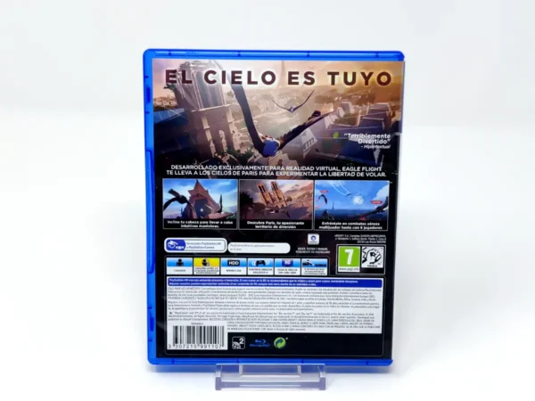 Parte trasera de Eagle Flight (ESP) para PlayStation 4, edición PAL España