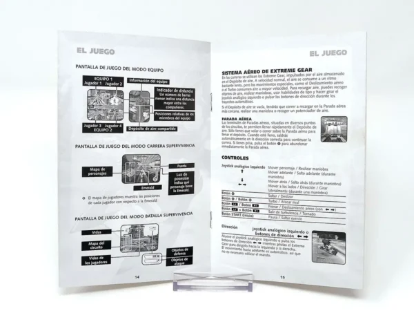 Sonic Riders (ESP) (Manual) para PlayStation 2, edición PAL España, de segunda mano